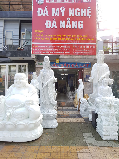 tượng quan âm bằng đá