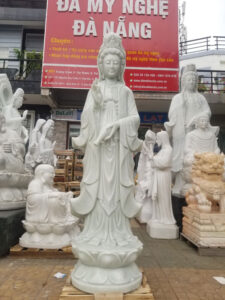 tượng phật quan âm bằng đá