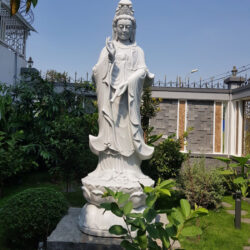 Tượng Quan Âm Bồ Tát Đứng – Sản phẩm sắc xảo, tinh tế của đá mỹ nghệ đà nẵng