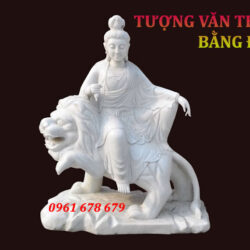 Hình tượng và Ý nghĩa của việc thờ tượng Văn thù bồ tát bằng đá