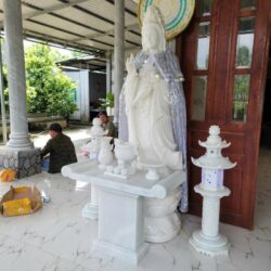 Nơi chế tác uy tín tượng Quan Âm đứng bằng đá tại TP HCM
