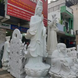 Đơn vị uy tín điêu khắc Quan Âm bằng đá tại TP. HCM